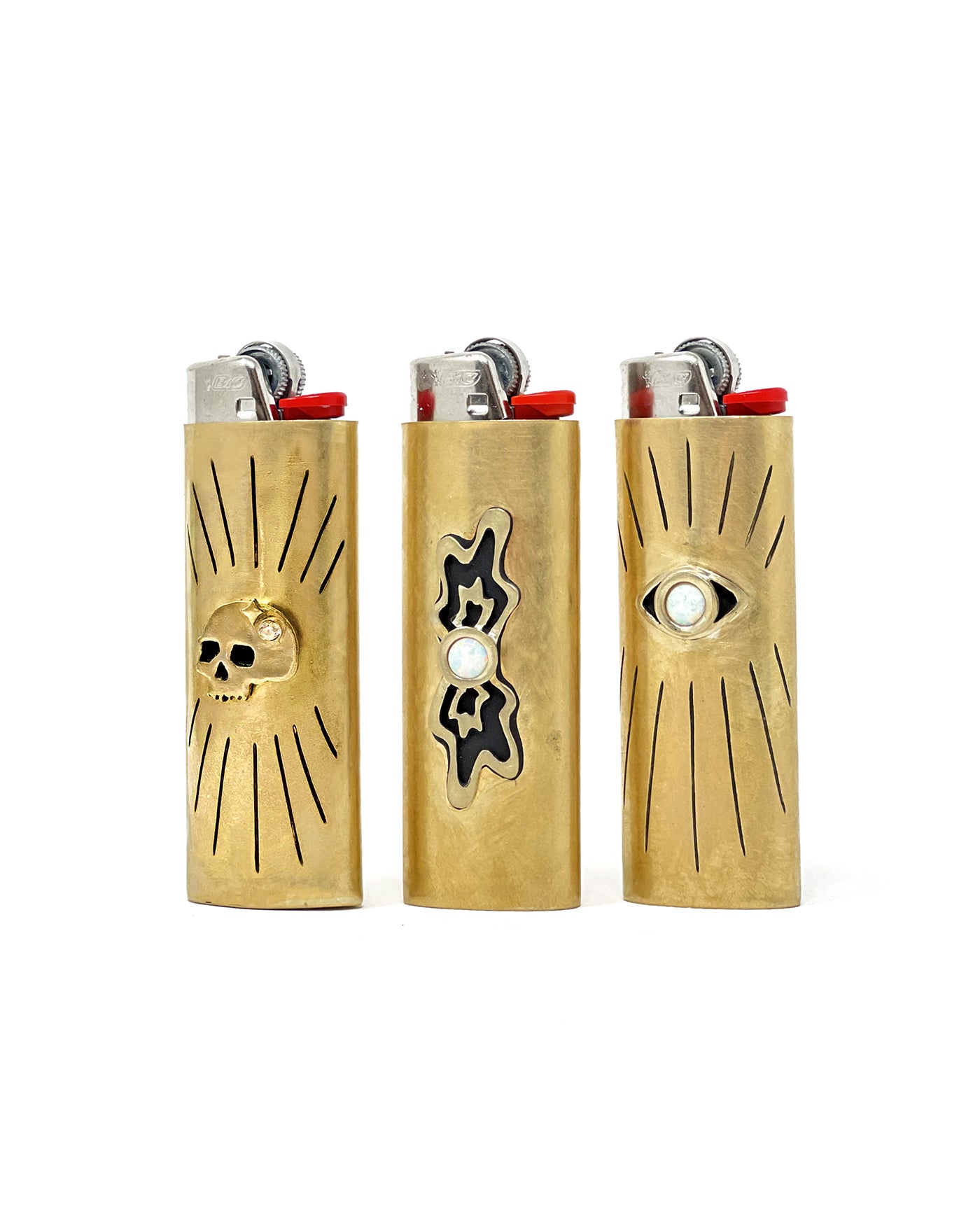Brass Lighter Cases by Therese Kuempel