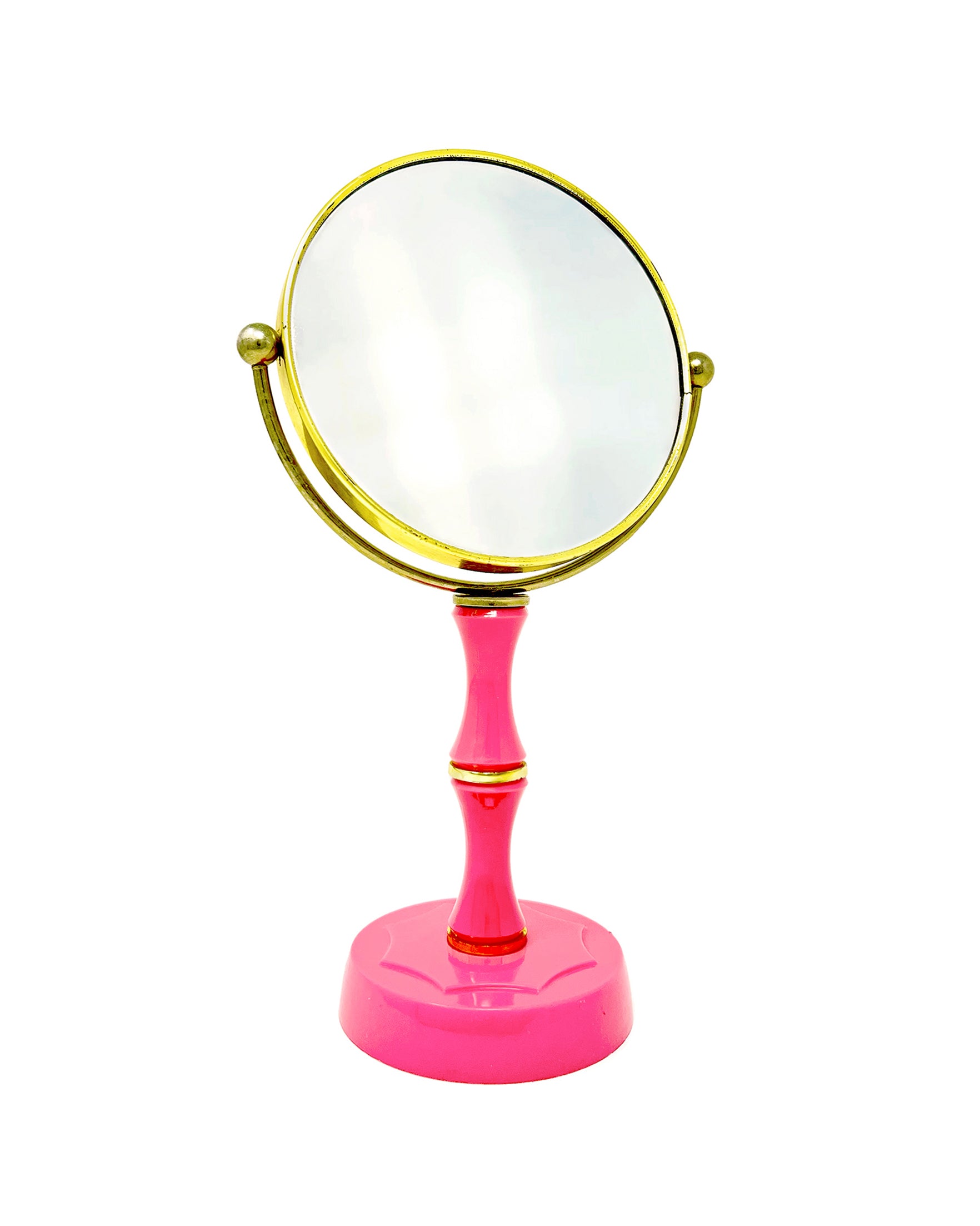 Vintage Glam Pink Makeup Mirror Kiki Wonder