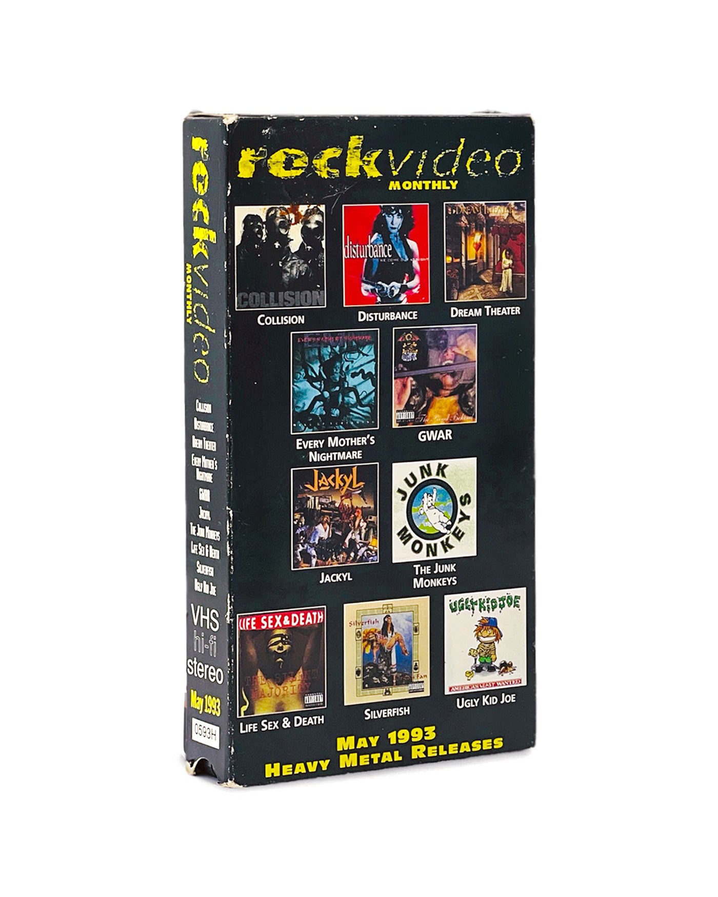 1993 Heavy Metal Music Videos VHS