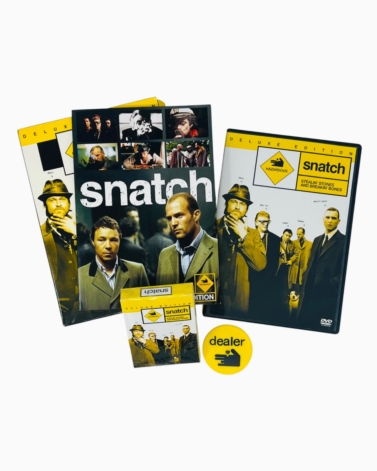 Snatch (2000) Deluxe Edition DVD + Poker Kit Set