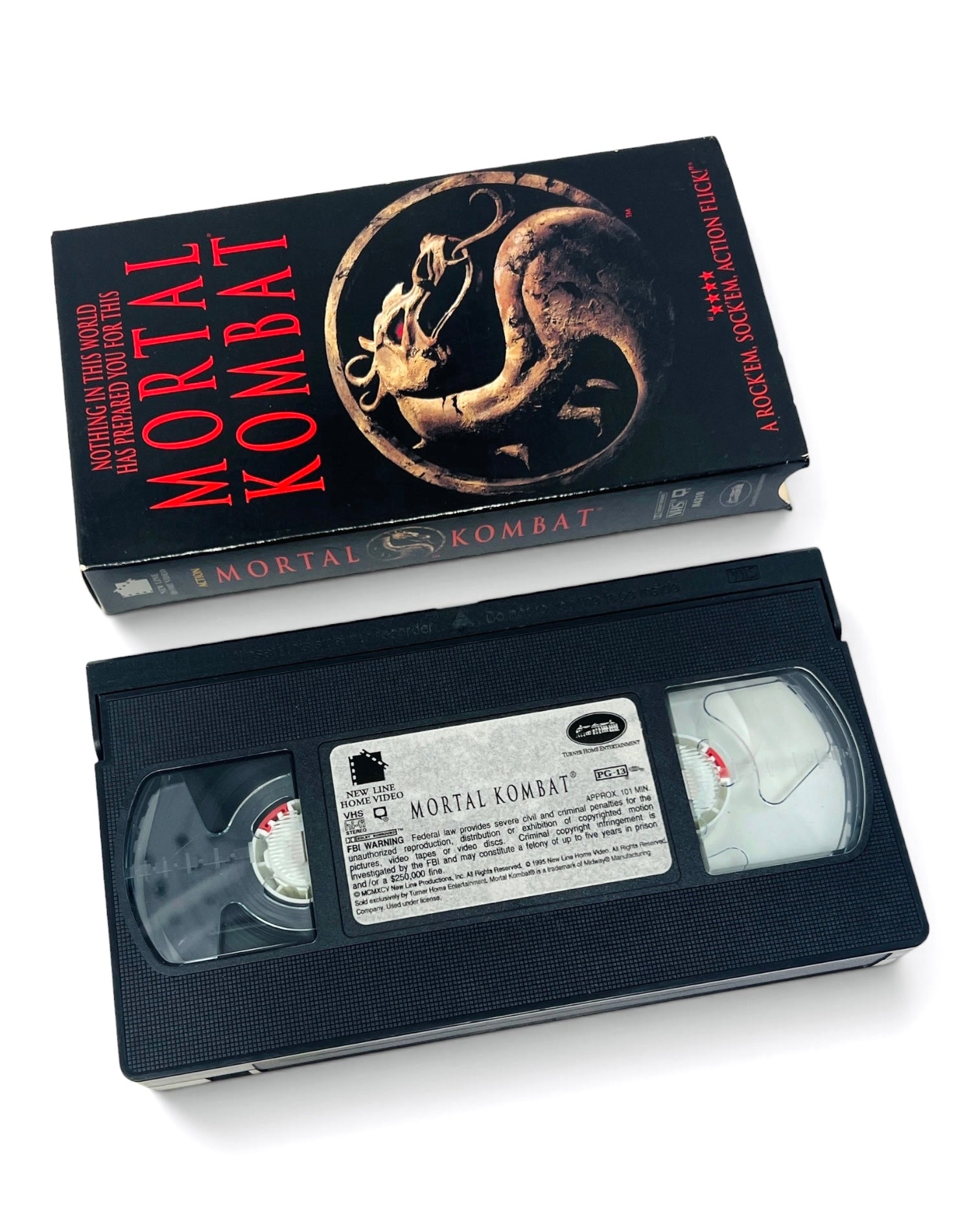 Mortal Kombat (1995) VHS Tape