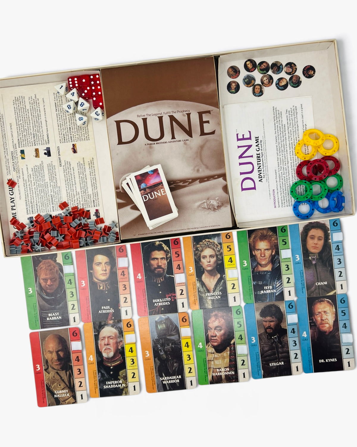 Vintage 1984 Dune Movie Board Game