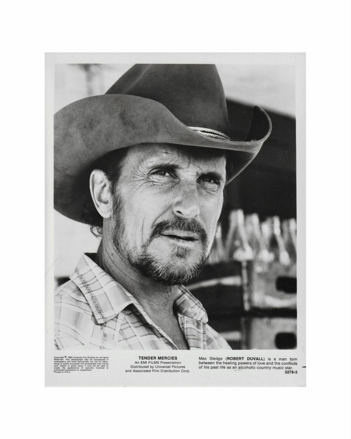 Vintage 1983 Robert Duvall 'Tender Mercies' Original Press Photo