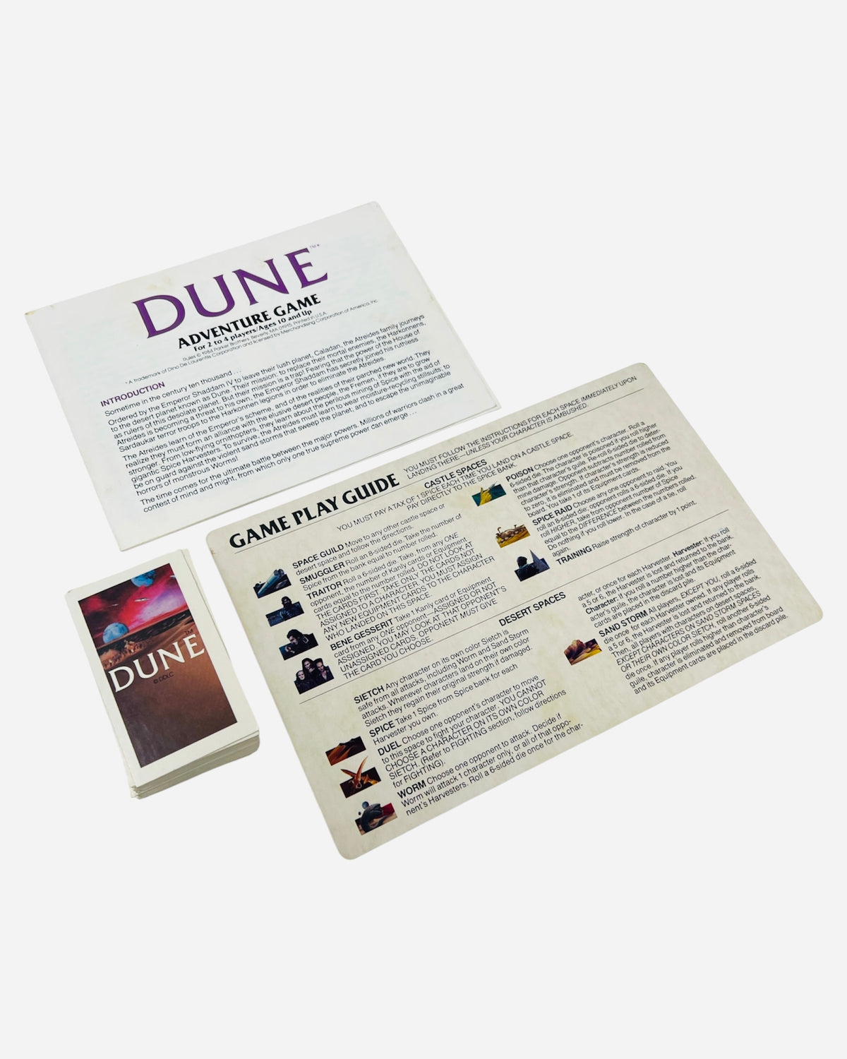 Vintage 1984 Dune Movie Board Game