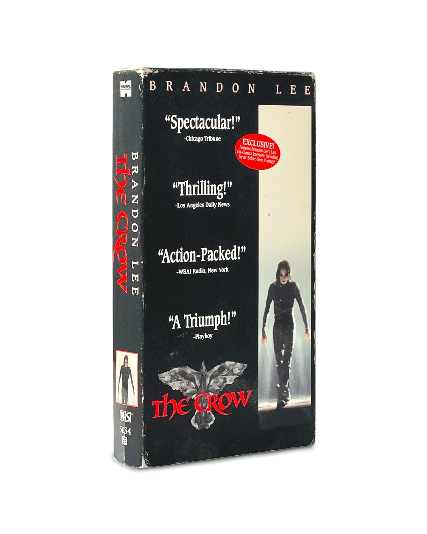 The Crow (1994) VHS Tape