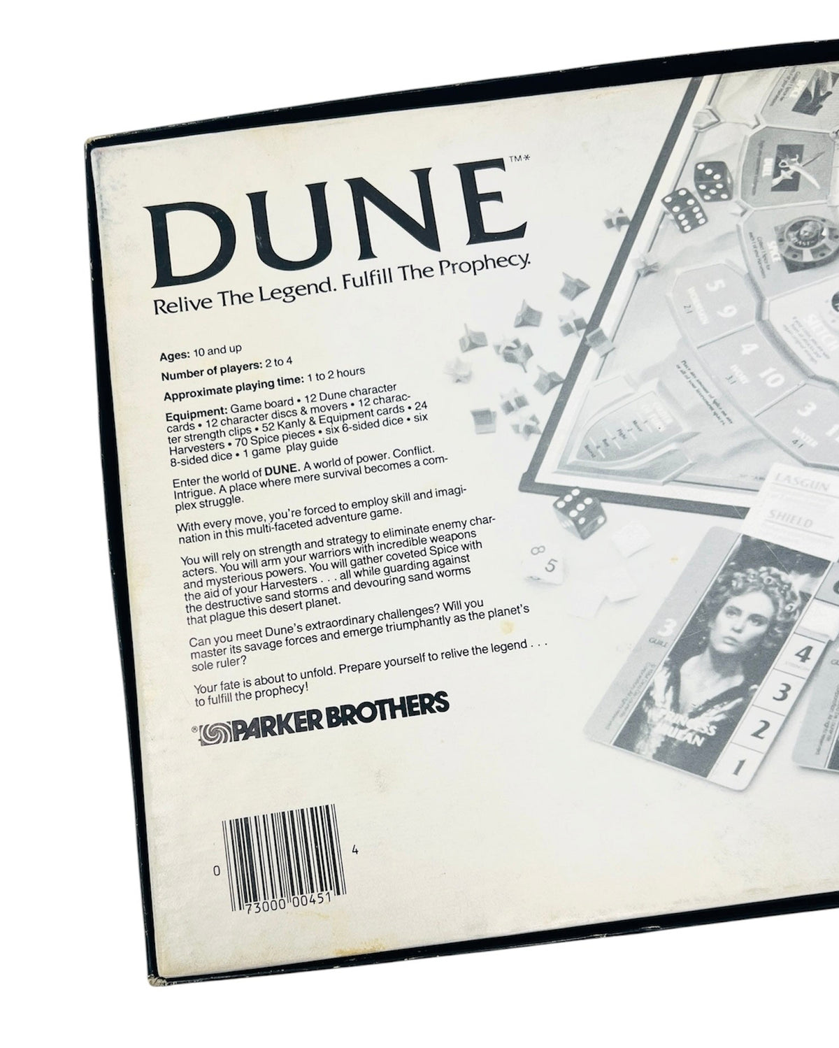 Vintage 1984 Dune Movie Board Game