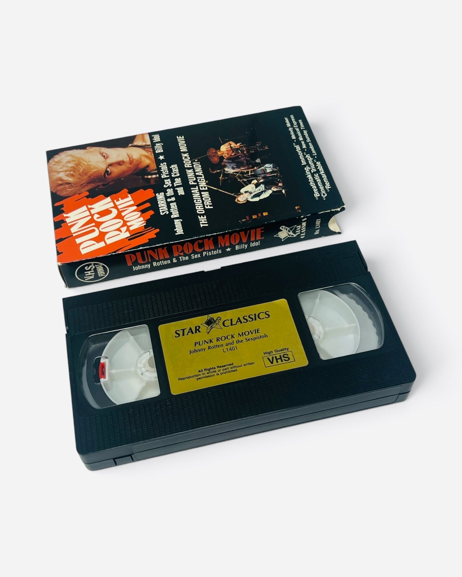 Punk Rock Movie (1978) VHS Tape