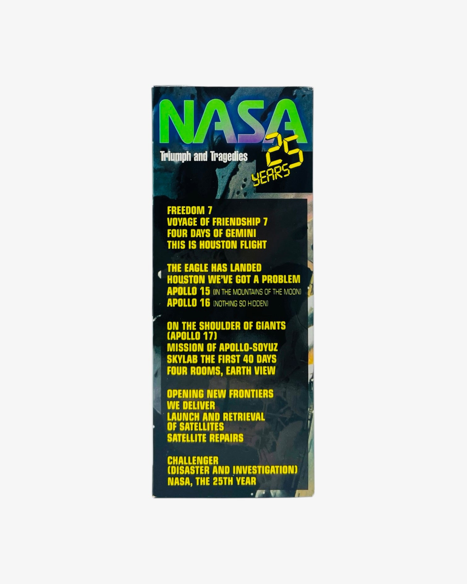 NASA: 25 Years of Triumph & Tragedies (1997) 5-DVD Box Set