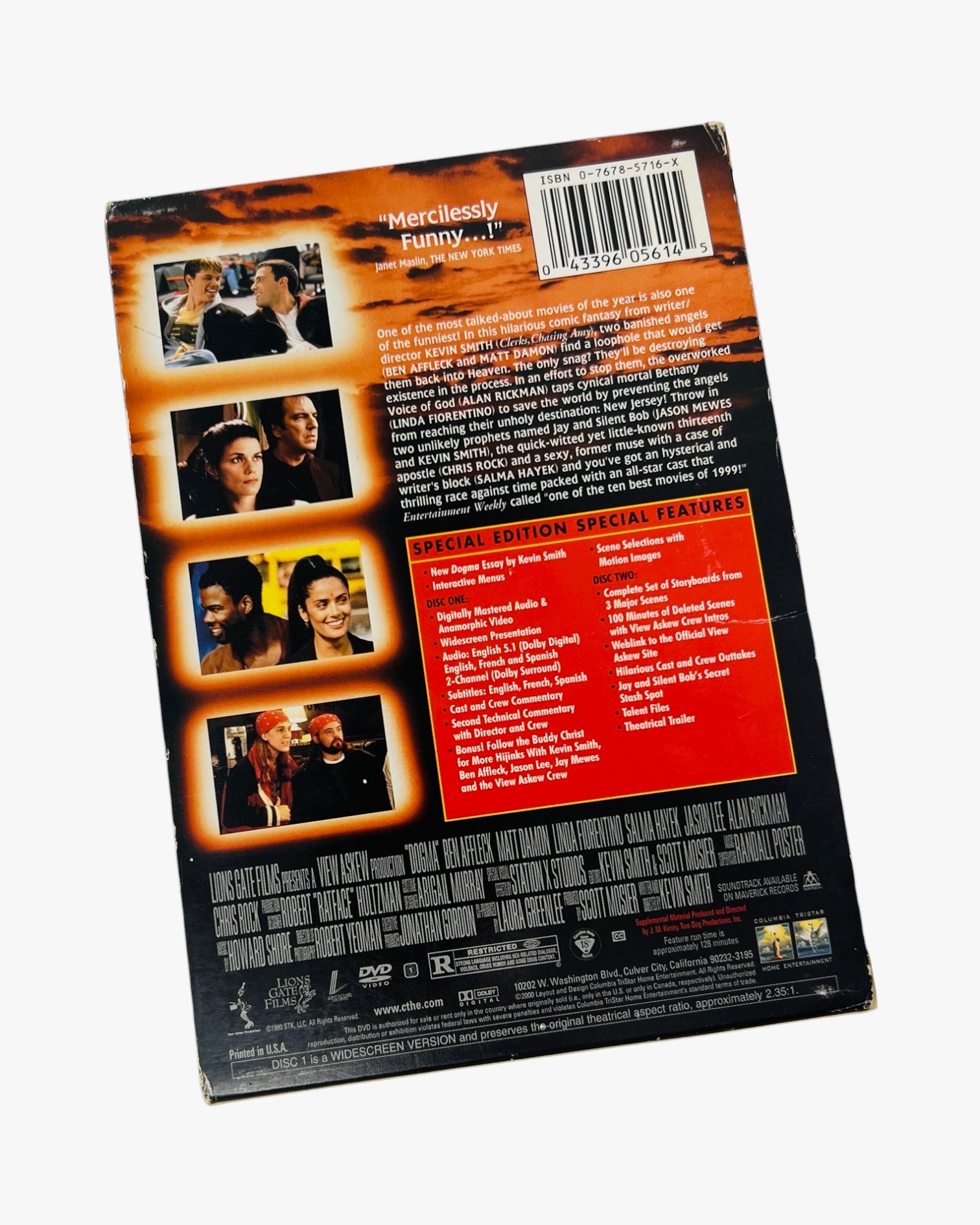 Dogma (1999) Special Edition DVD Set