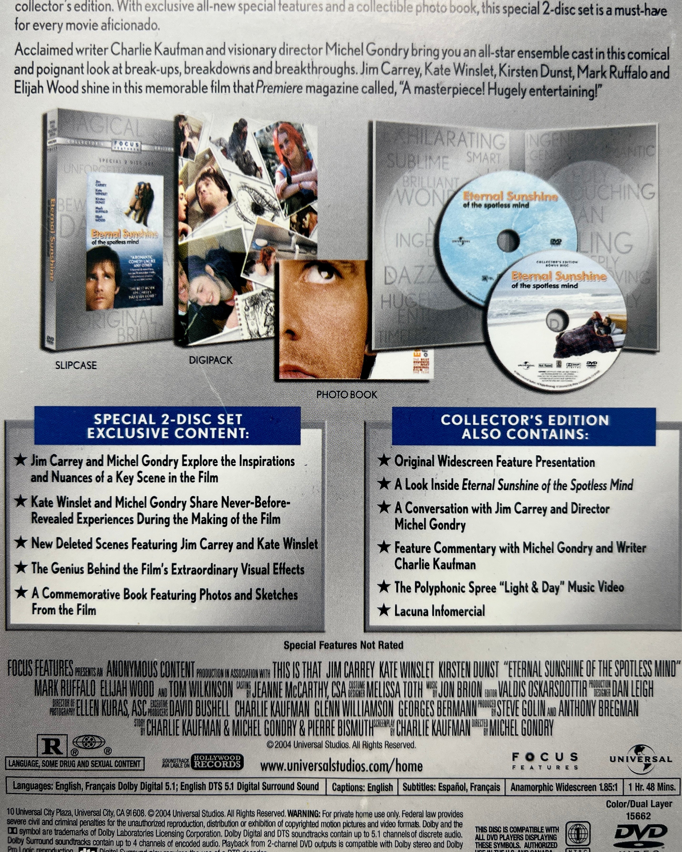 Eternal Sunshine of the Spotless Mind (2004) Collector's Edition DVD Set