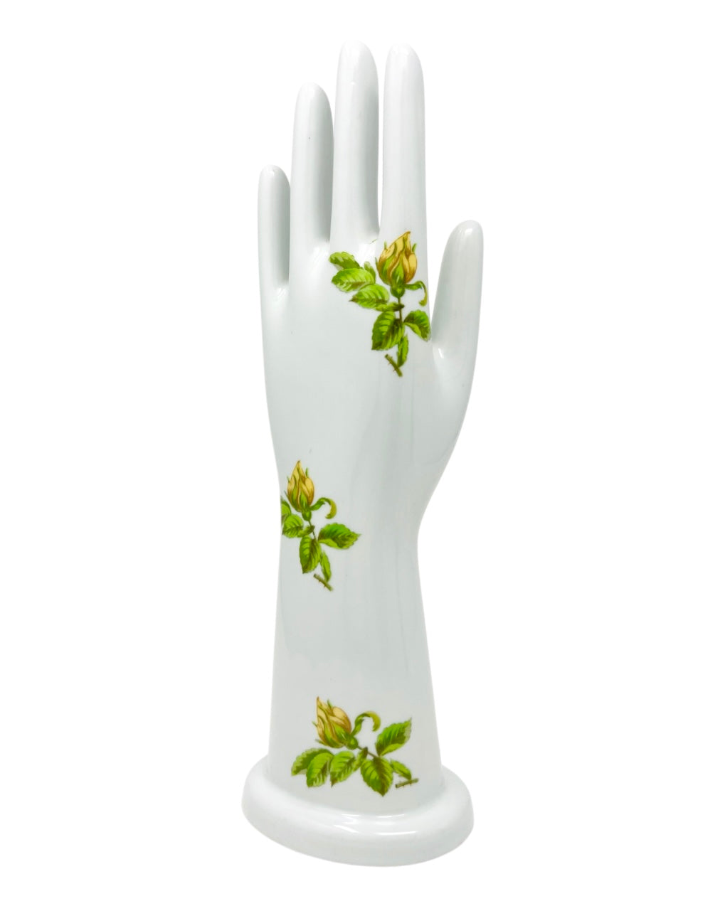Vintage Porcelain Hand with Yellow Flowers