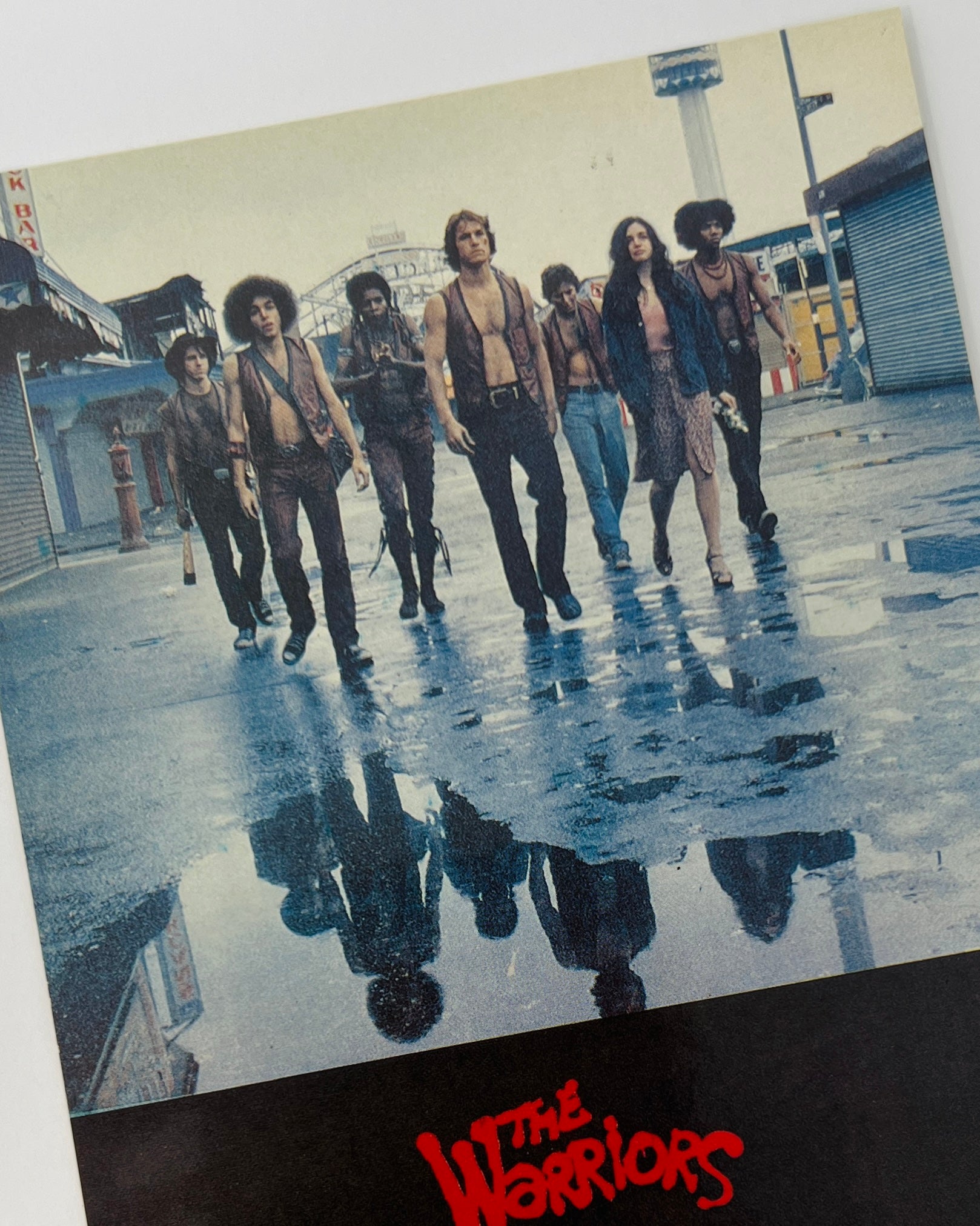 Vintage 1980s 'The Warriors' French Promo Postcard