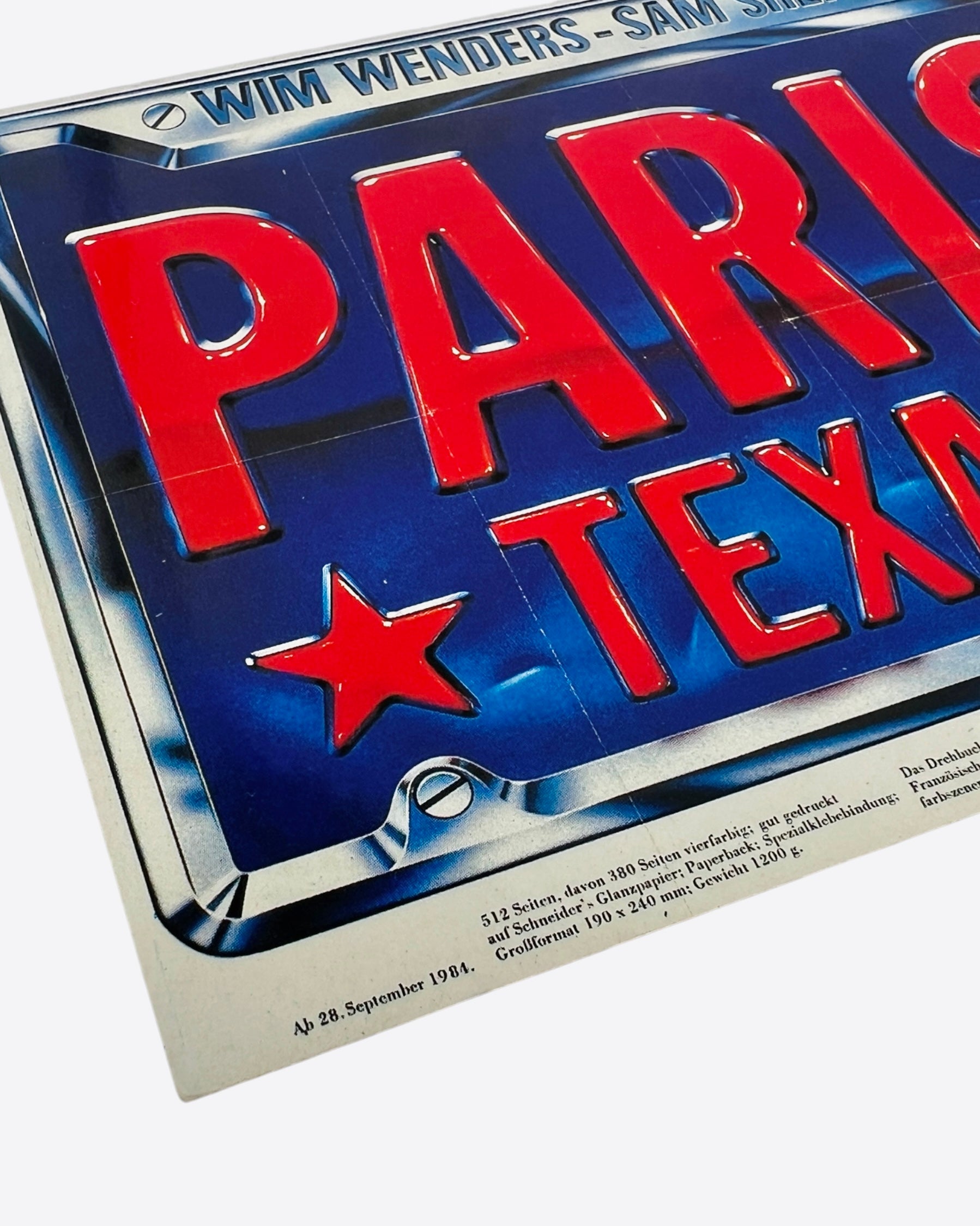 Vintage 1984 ‘Paris, Texas’ Euro Promo Postcard