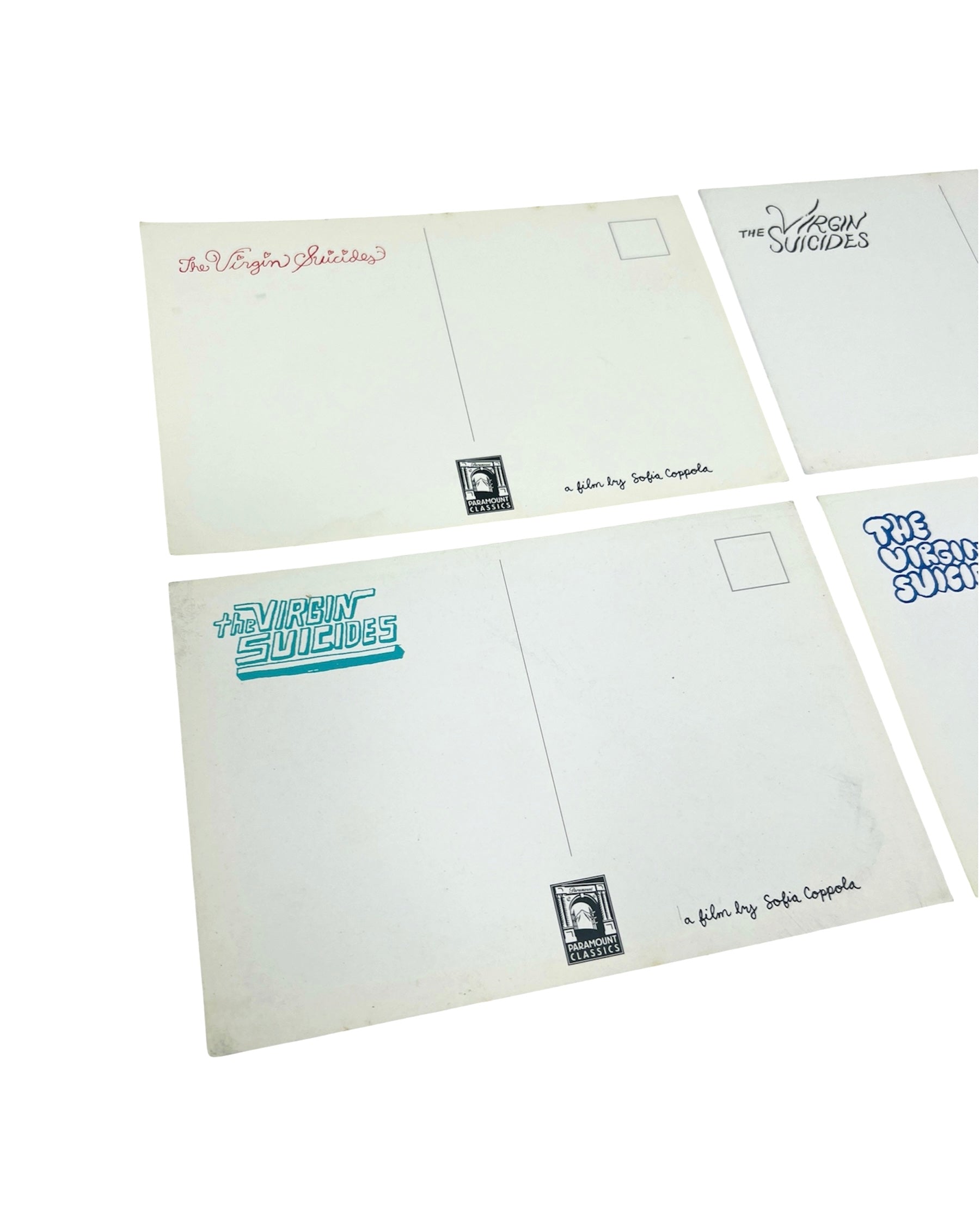 Vintage 1999 Virgin Suicides Promo Postcard Set