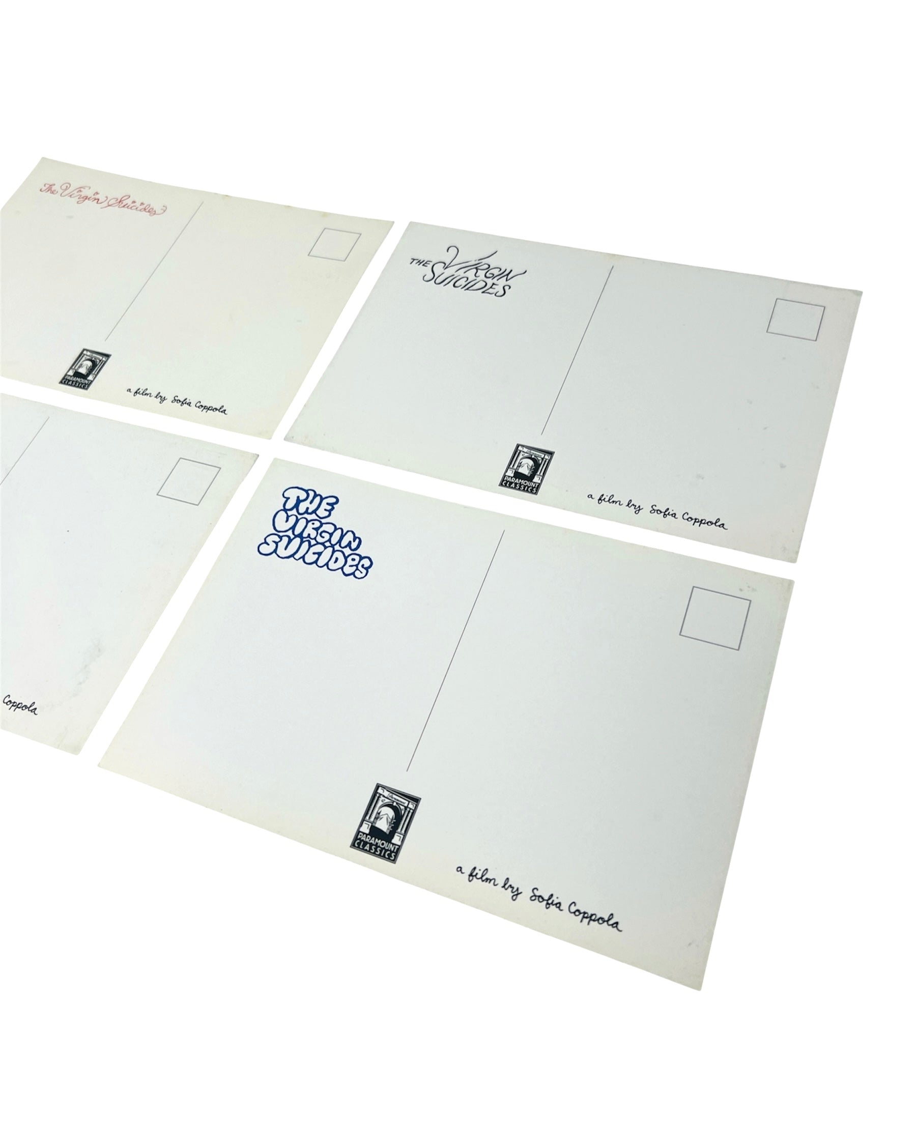 Vintage 1999 Virgin Suicides Promo Postcard Set