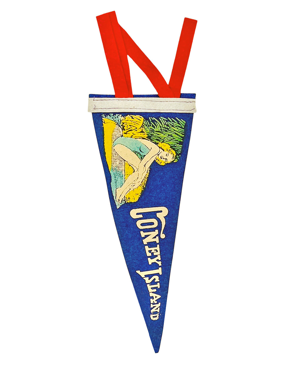 Vintage Coney Island Pennant