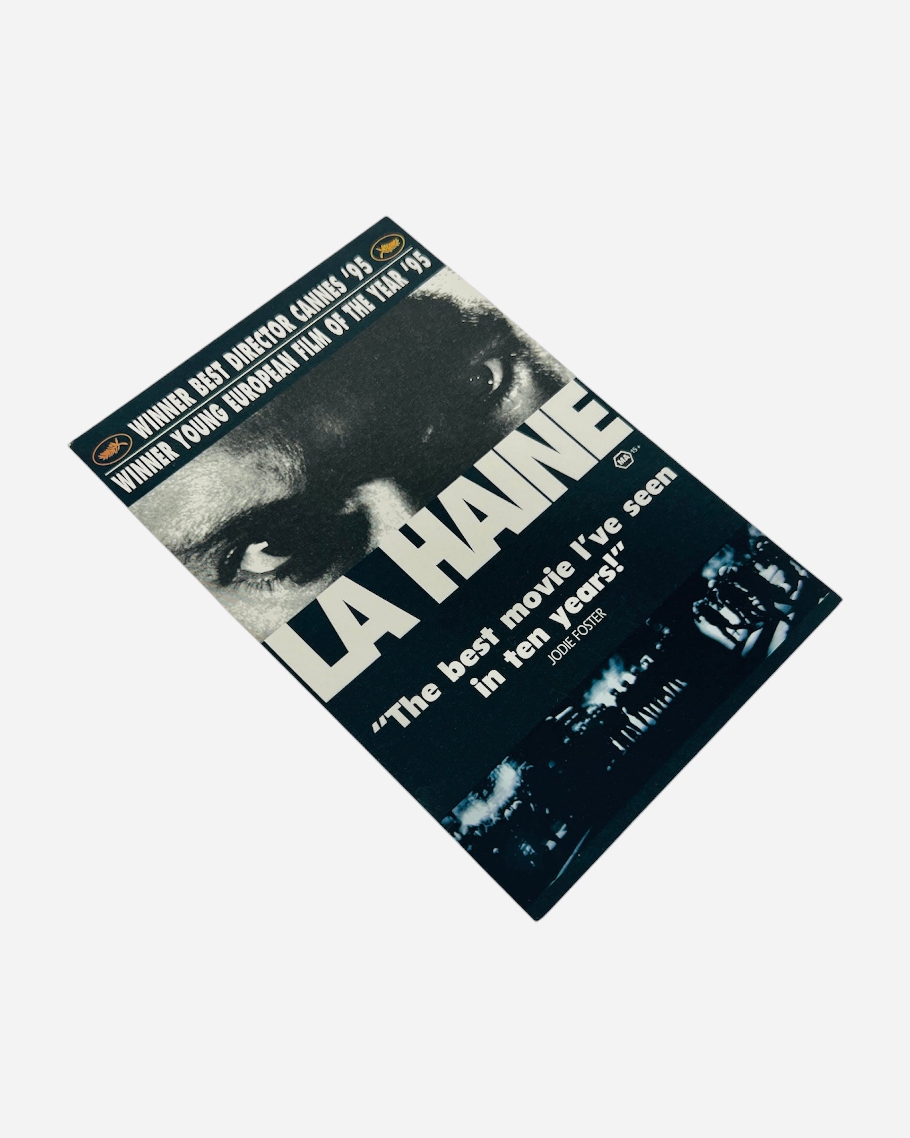 Vintage La Haine (1995) Theatrical Release Promo Postcard