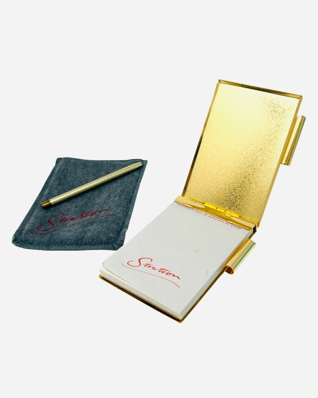 Vintage Zigzag Enamel Pocket Notepad, 1980s