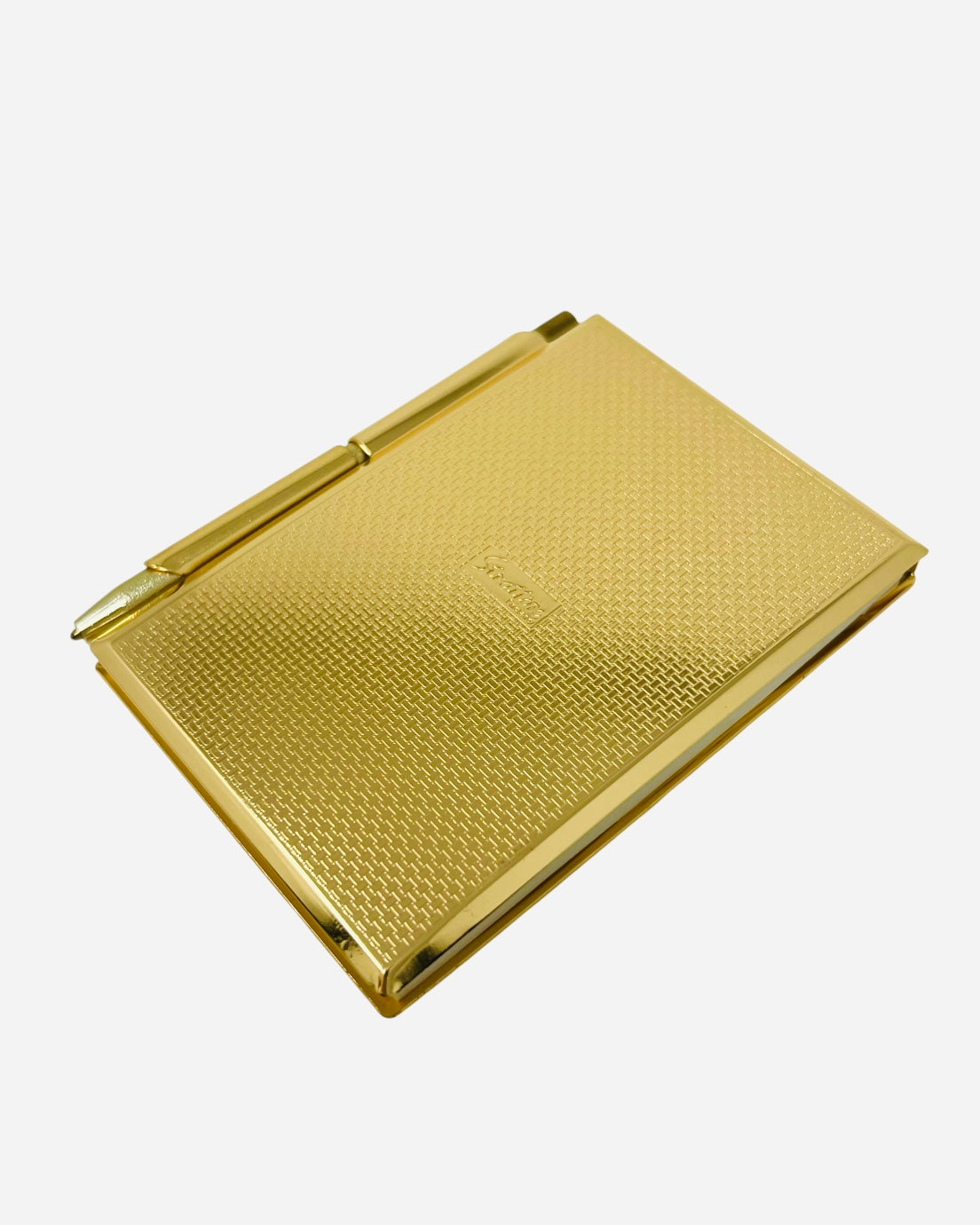 Vintage Zigzag Enamel Pocket Notepad, 1980s