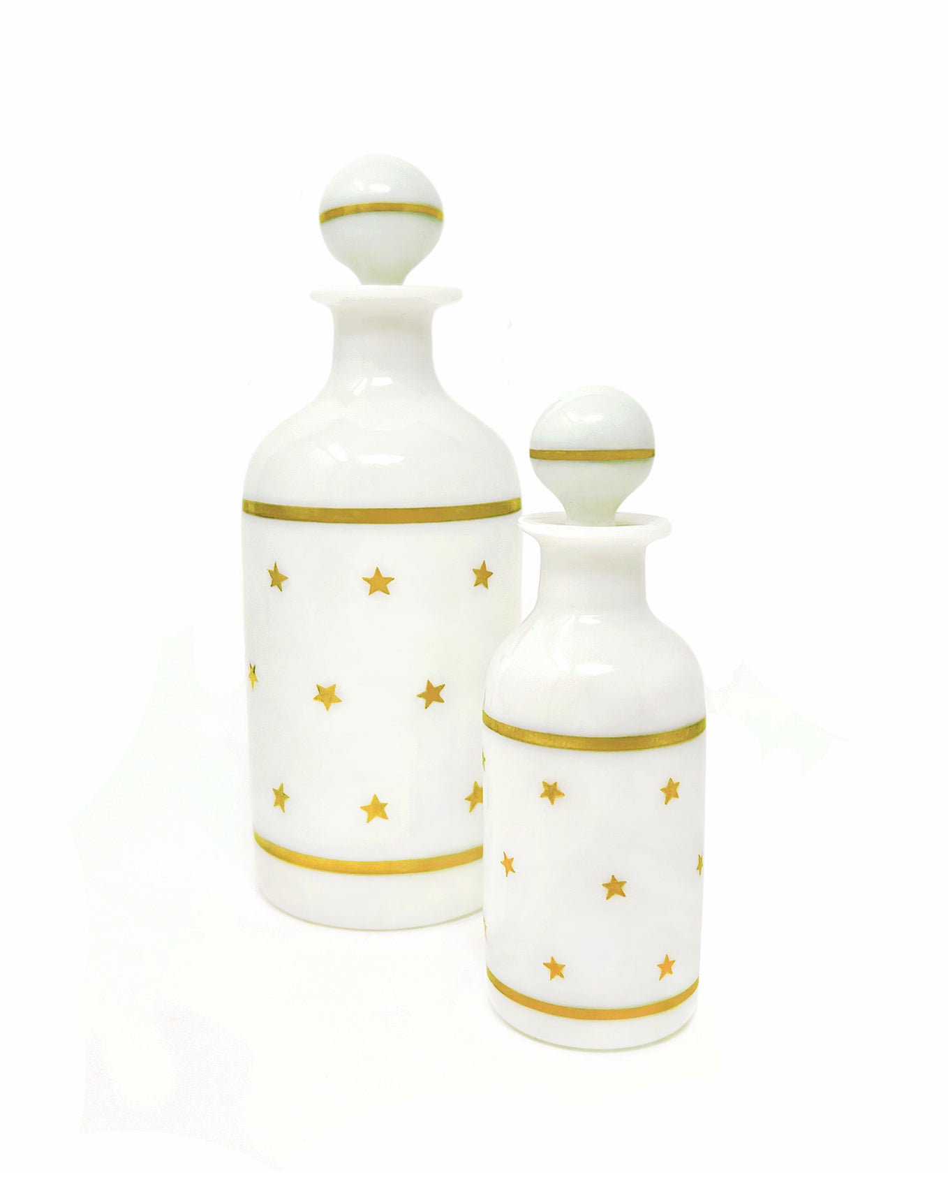 Antique French Apothecary Bottle Set
