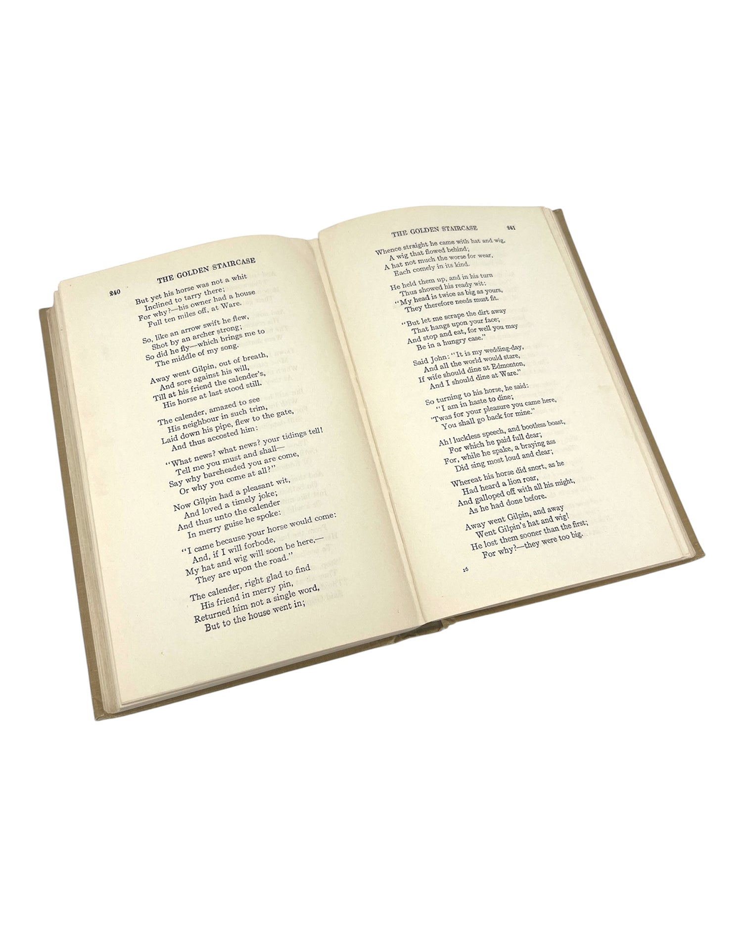 Antique book interior - The Golden Staircase: Poems and Verses for Children, 1907
