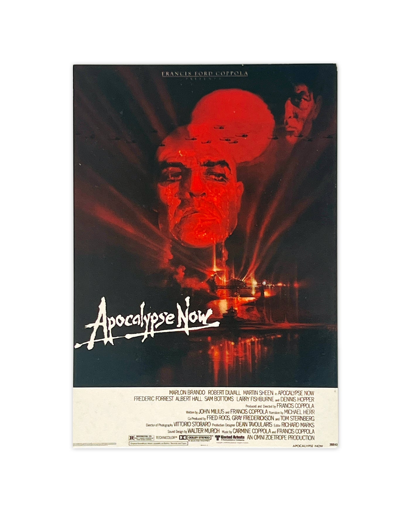 Vintage 1980s Apocalypse Now French Promo Postcard