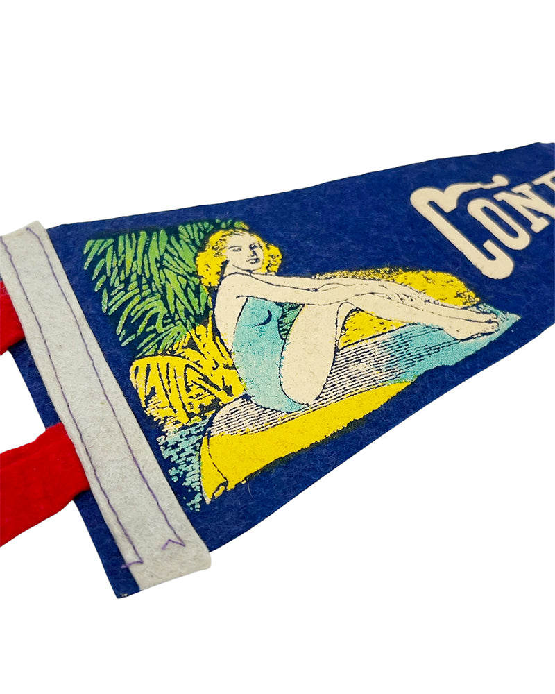 Vintage Coney Island Pennant