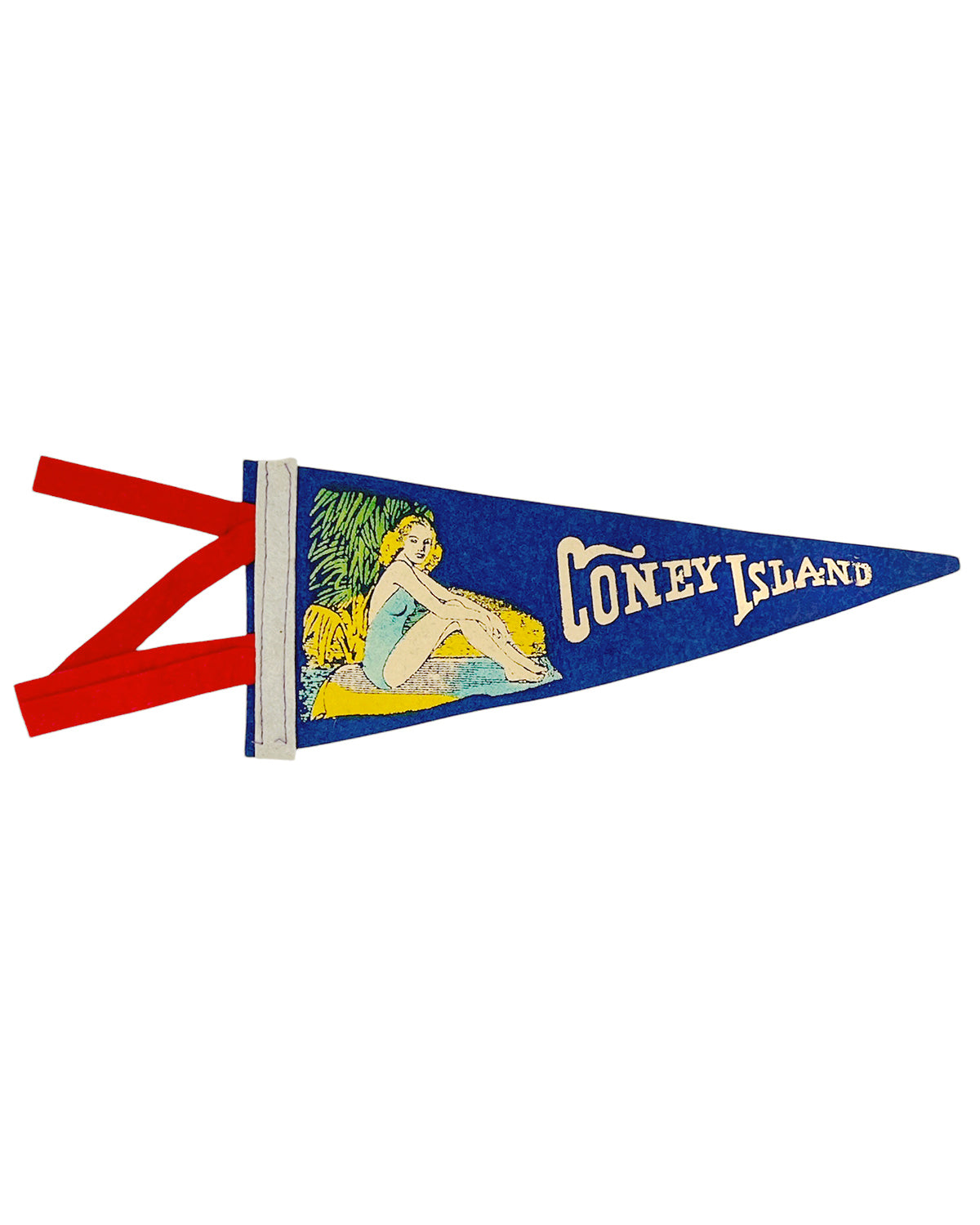 Vintage Coney Island Pennant