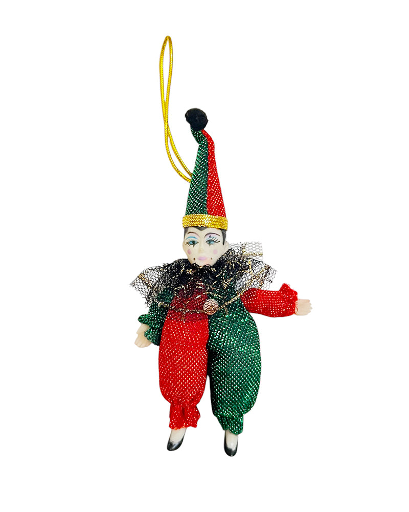 Vintage Jester Ornaments - 1980s