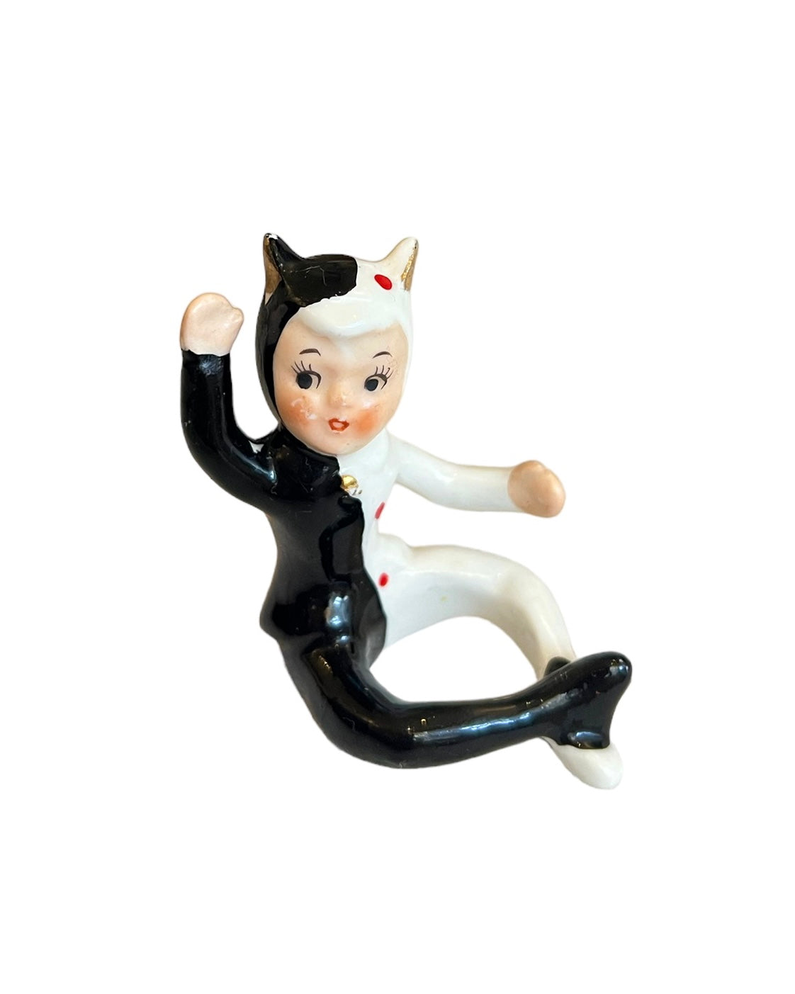 Vintage 1950s Cheeky Devil Candle Huggers