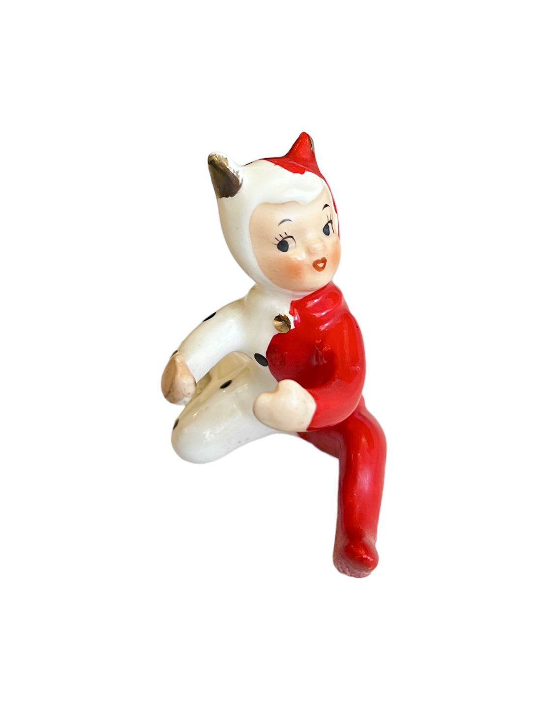 Vintage 1950s Cheeky Devil Candle Huggers