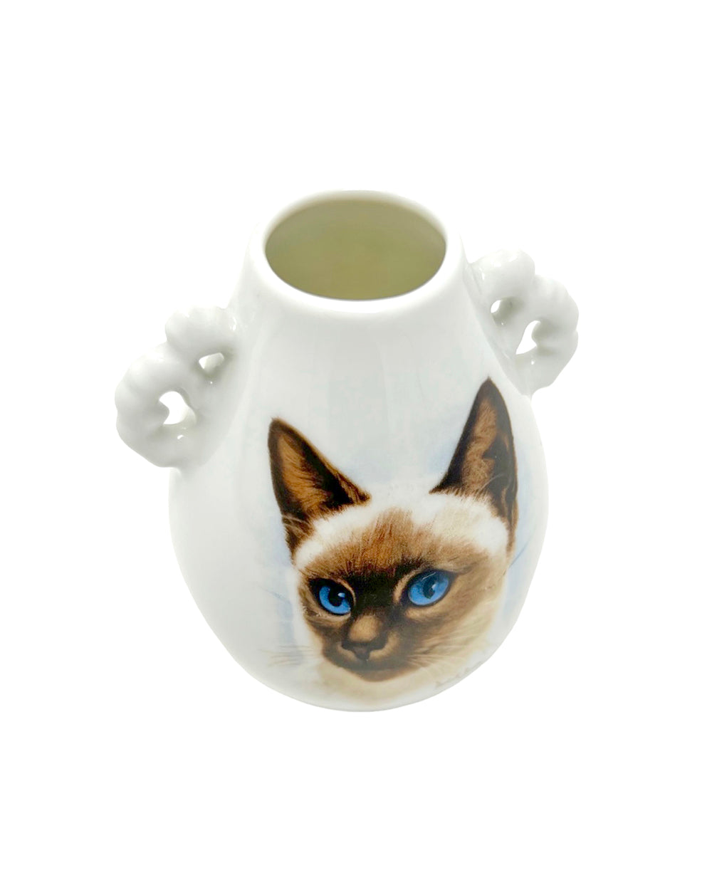 Vintage Derick Bown Mini Cat Vase