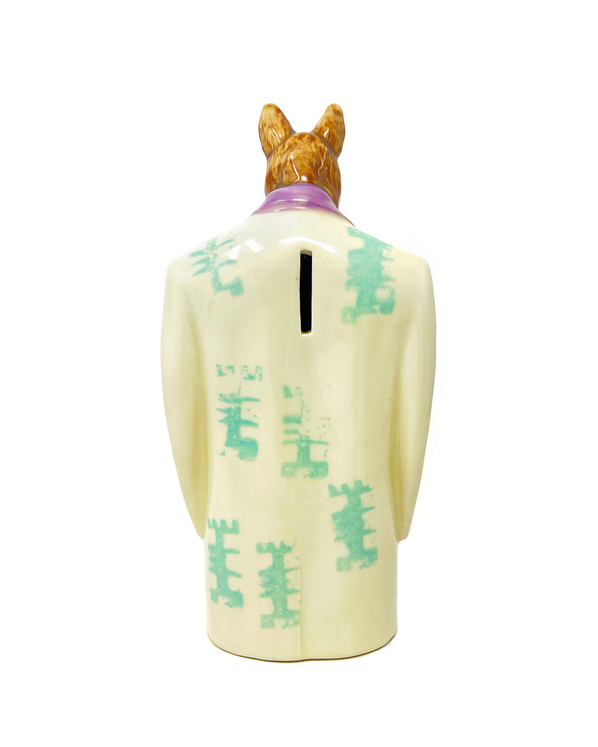 Vintage Dressy Dog Coin Bank