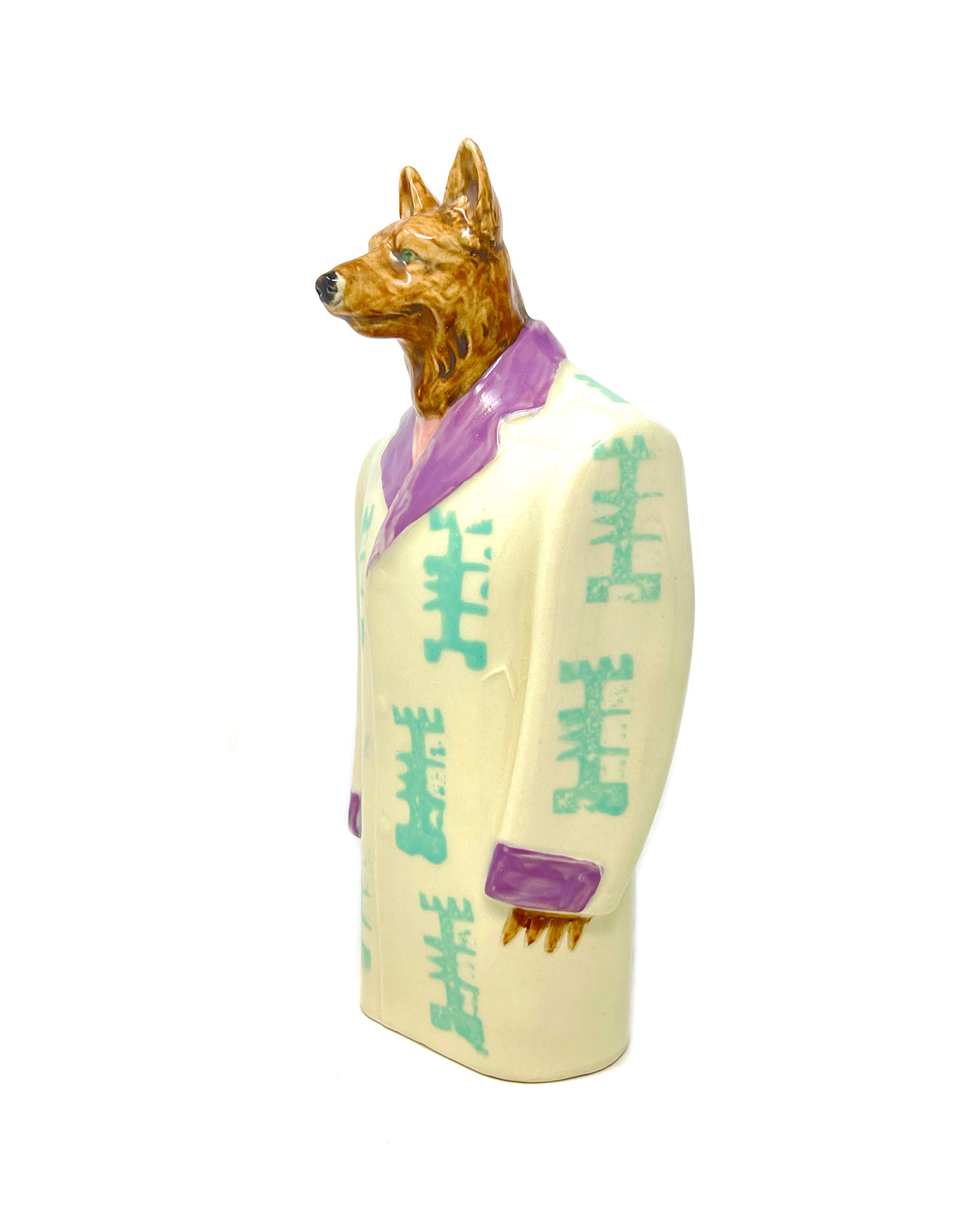 Vintage Dressy Dog Coin Bank