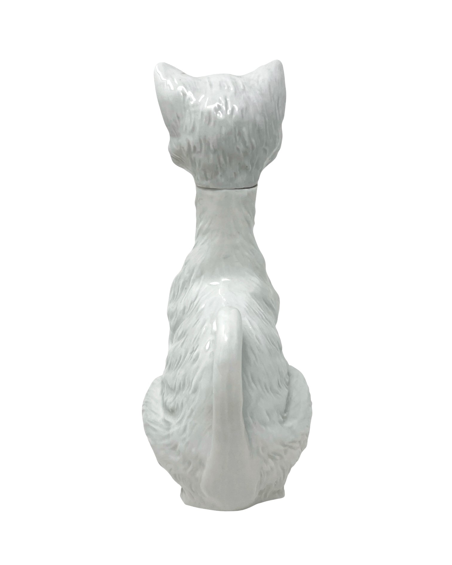 Vintage Porcelain Cat Decanter