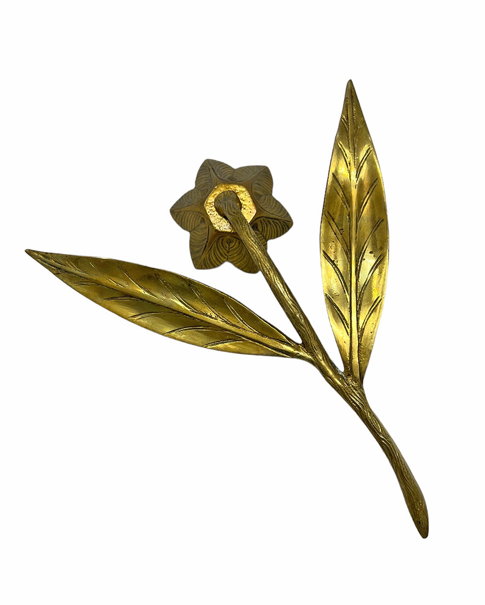 Vintage 1970s Brass Flower Ashtray