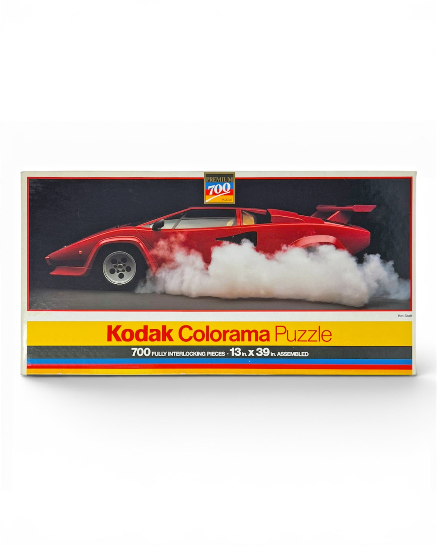 Vintage 90s Kodak Colorama Lamborghini Countach Puzzle