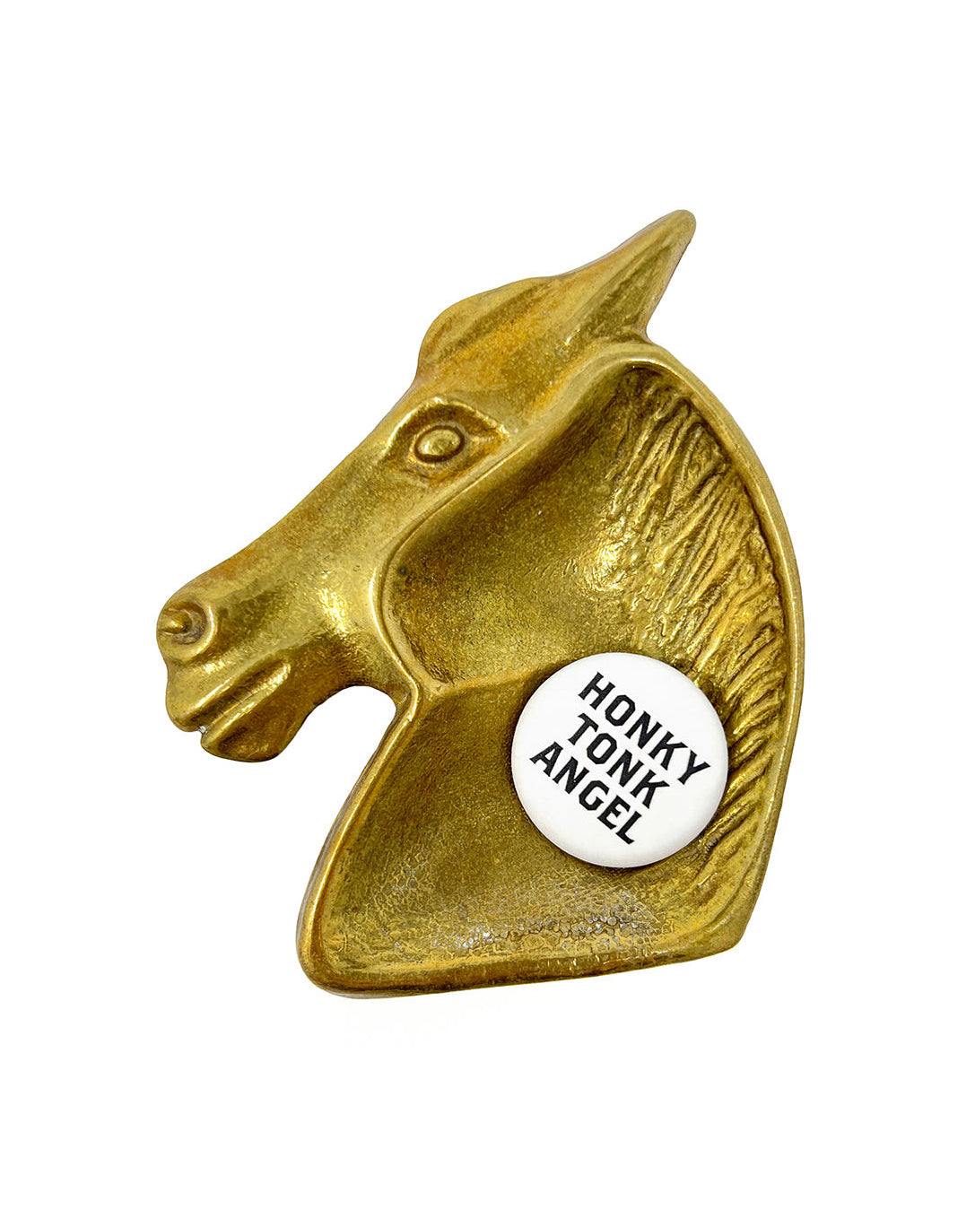 Vintage Mini Brass Horse Catchall