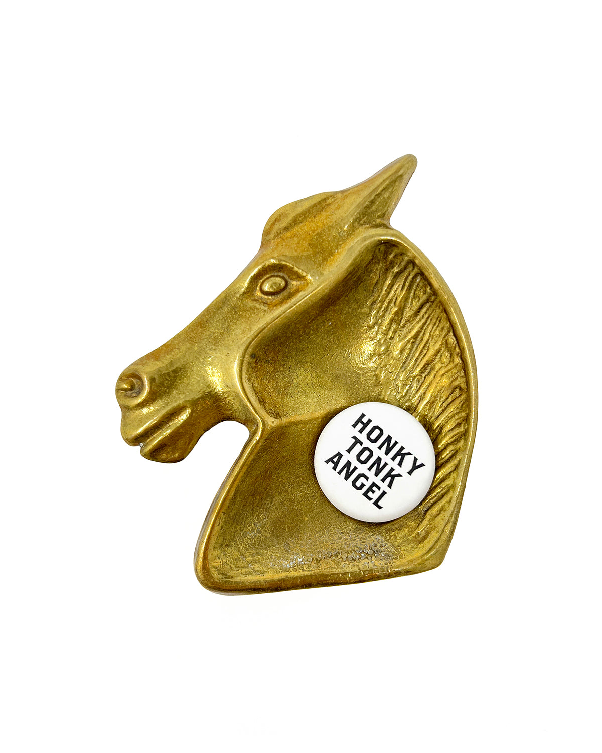 Vintage Mini Brass Horse Catchall