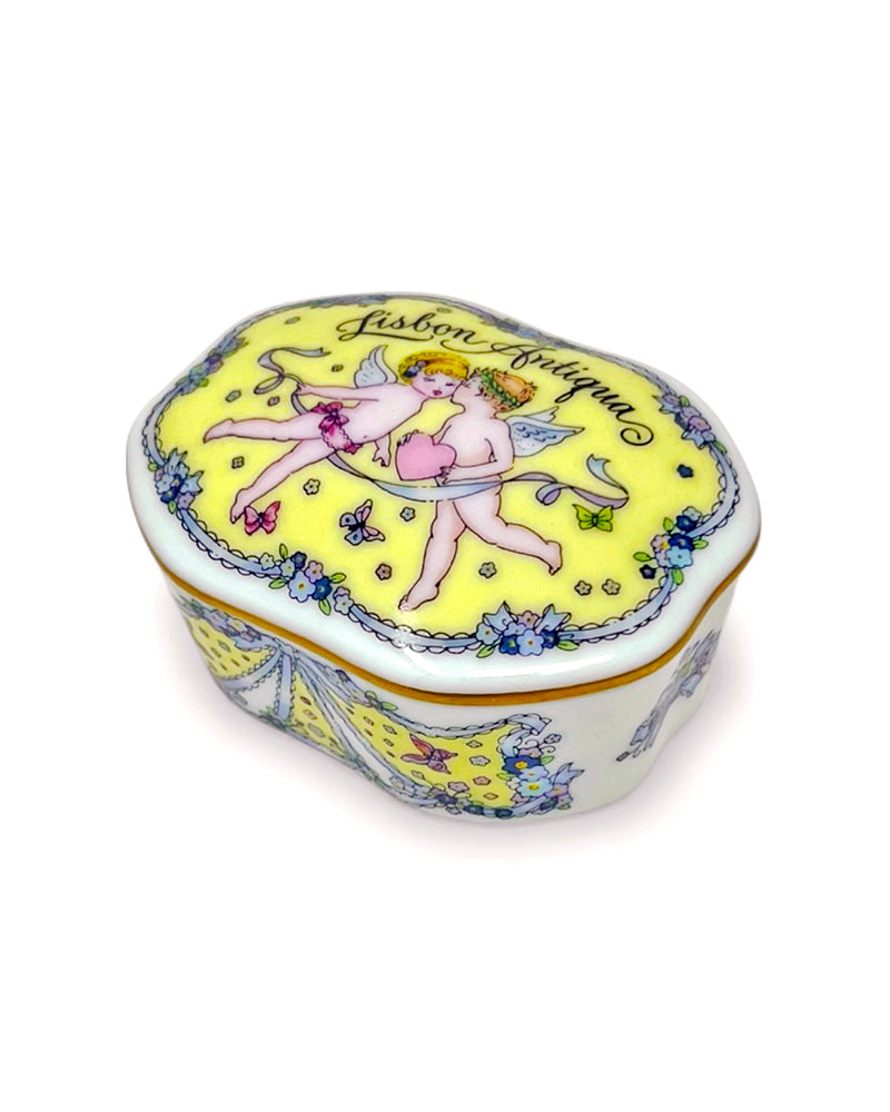 Vintage Lisbon Lovers Music Box, 1984