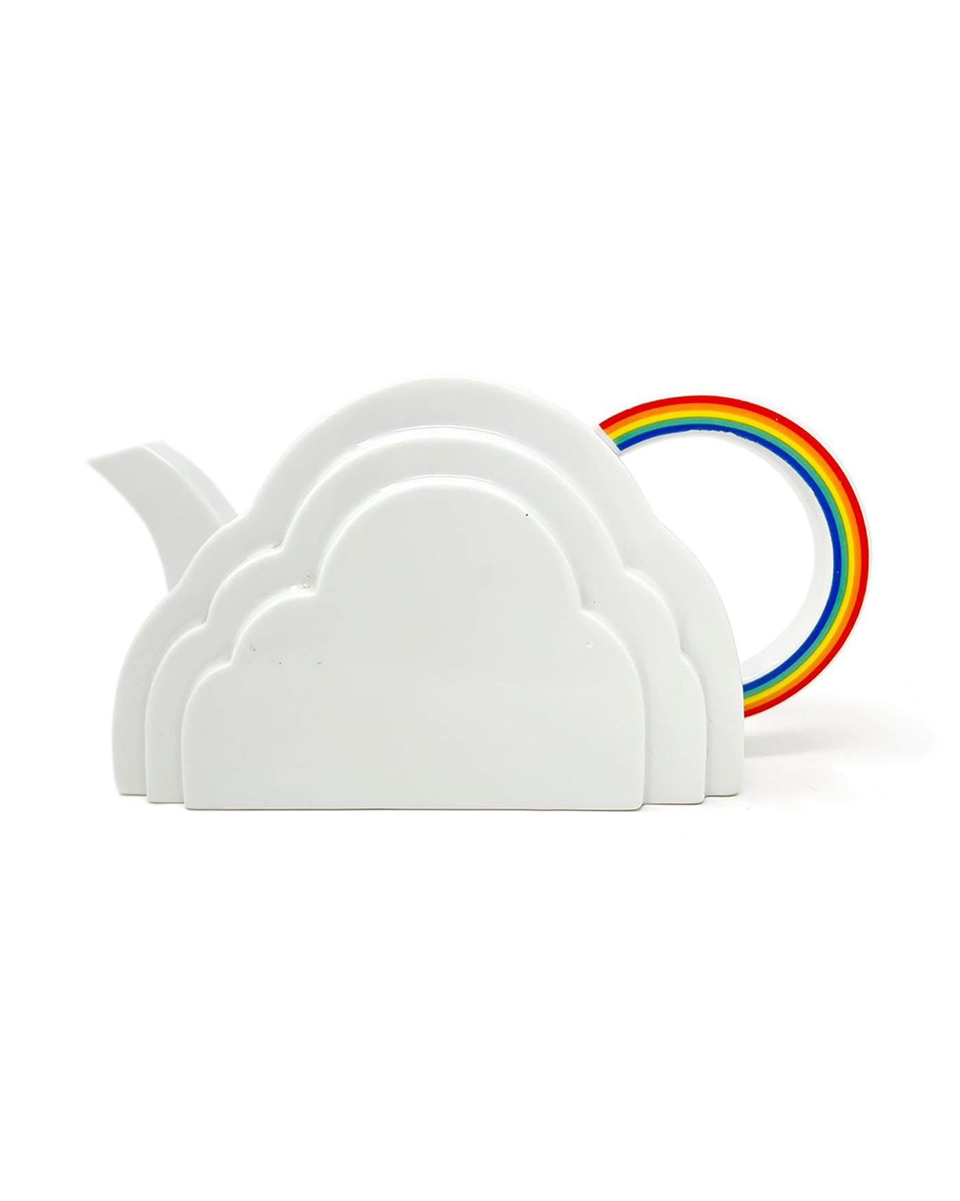 Rare Vintage Vandor 1970s Rainbow Cloud Teapot