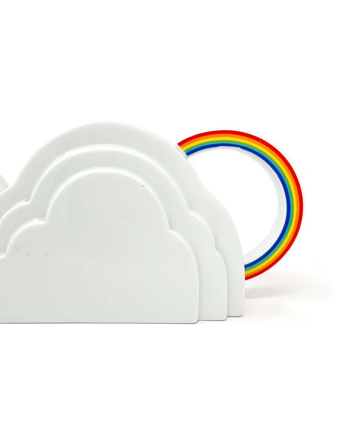 Rare Vintage Vandor 1970s Rainbow Cloud Teapot