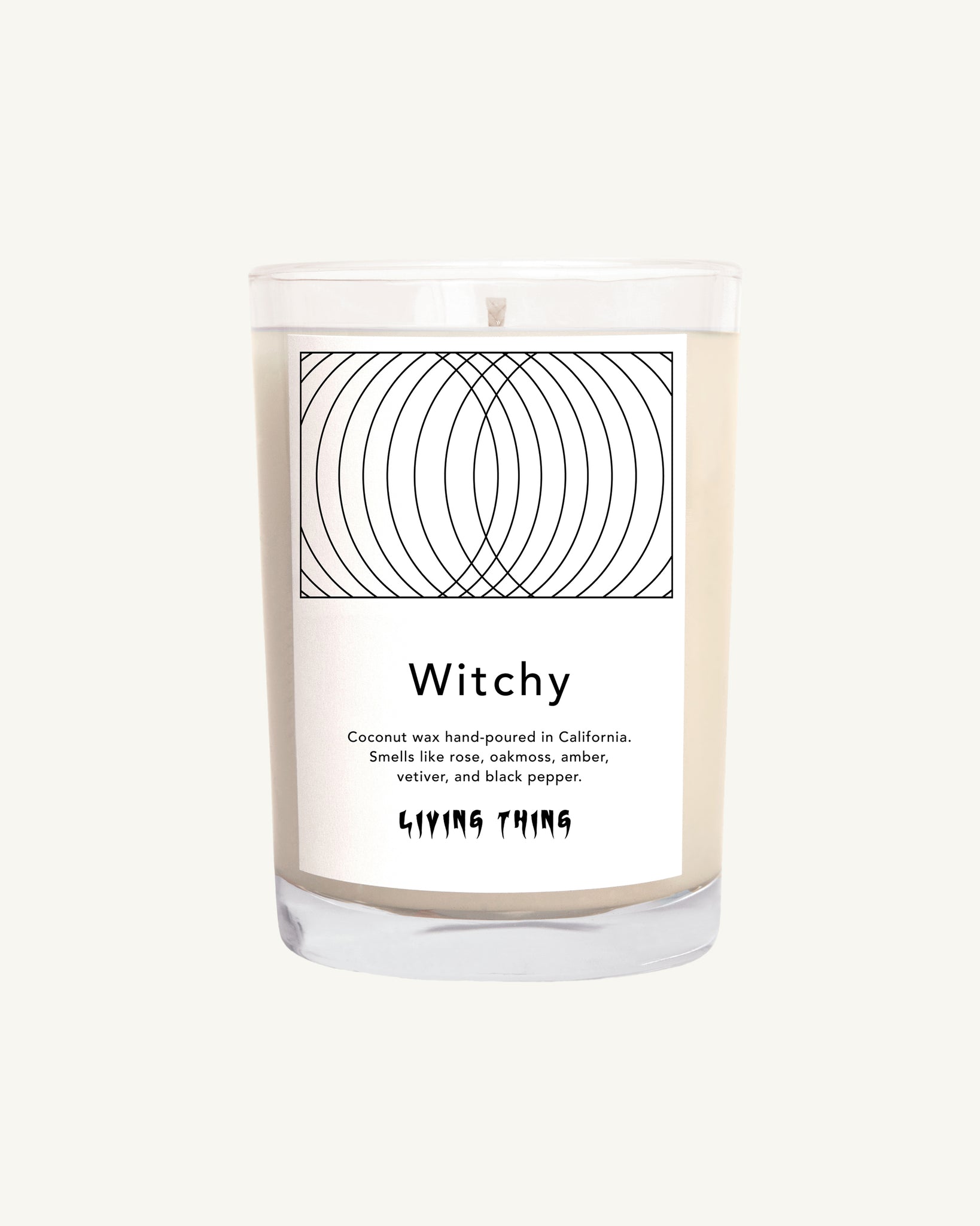 Witchy Candle: Amber, Oakmoss + Rose Forest