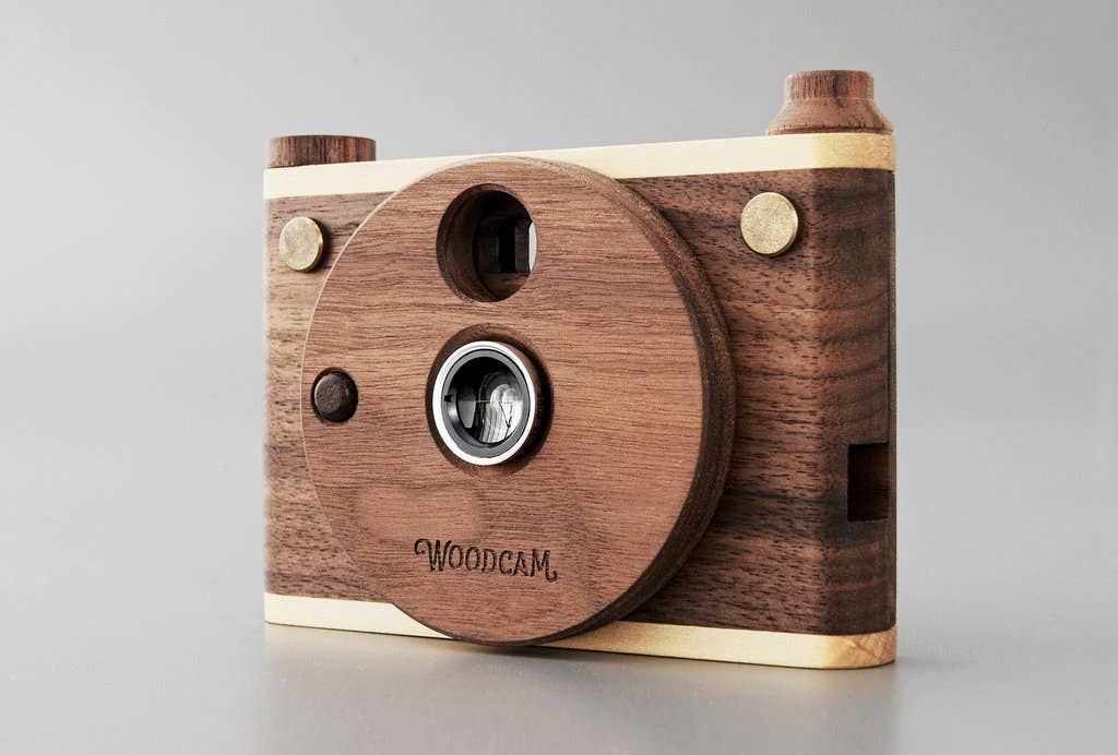 Single-Lense Wooden Digital Camera-Vintage 8MP
