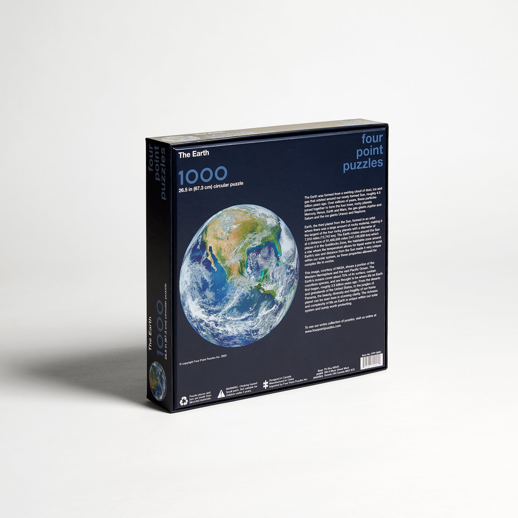 Earth Round Puzzle by Four Point Puzzles