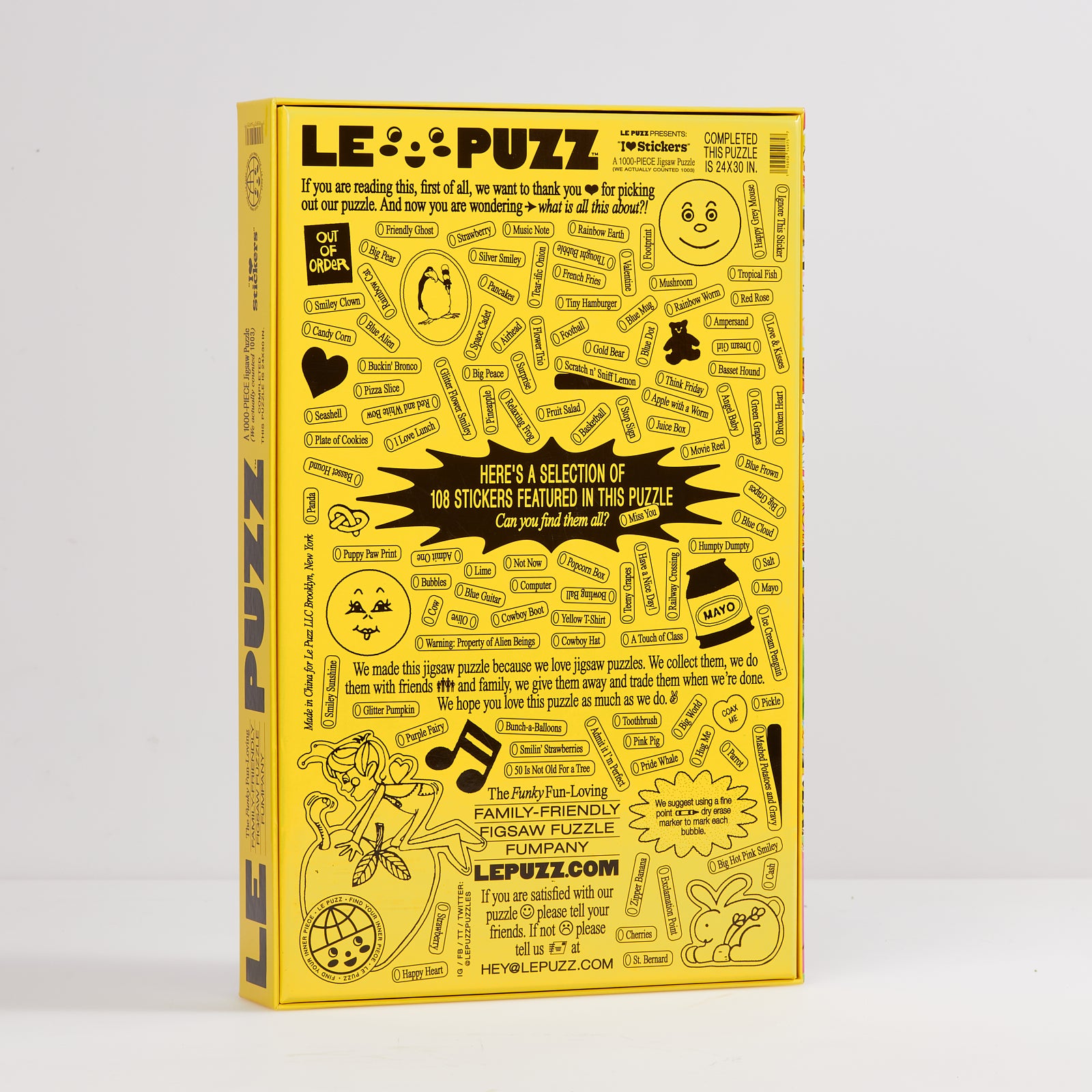 I ❤ Stickers 1,000-Piece Puzzle