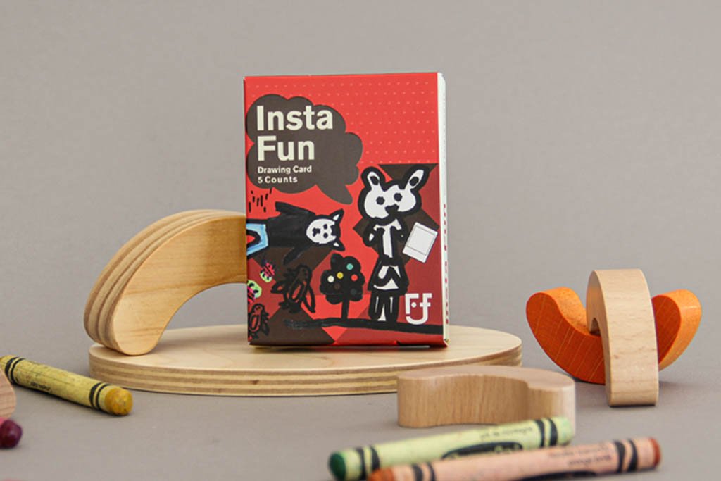 Polaroid Style Wooden Toy Camera