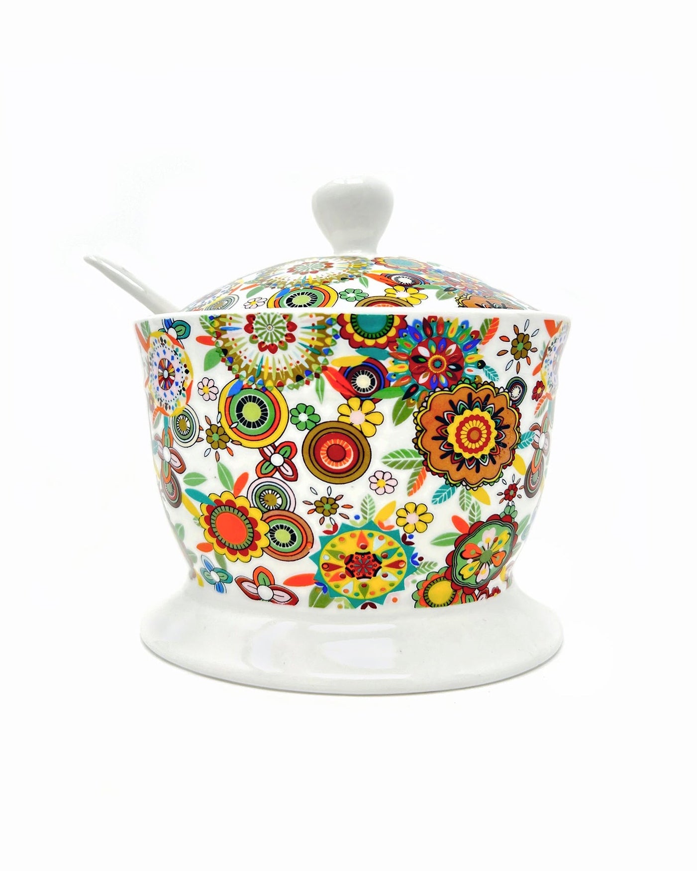 Vintage Paisley Sugar Pot