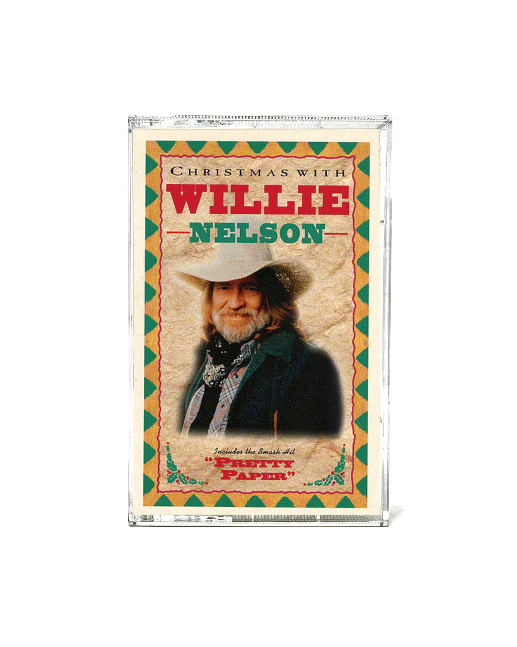 Vintage Holiday Cassette Tape: "Christmas with Willie Nelson"