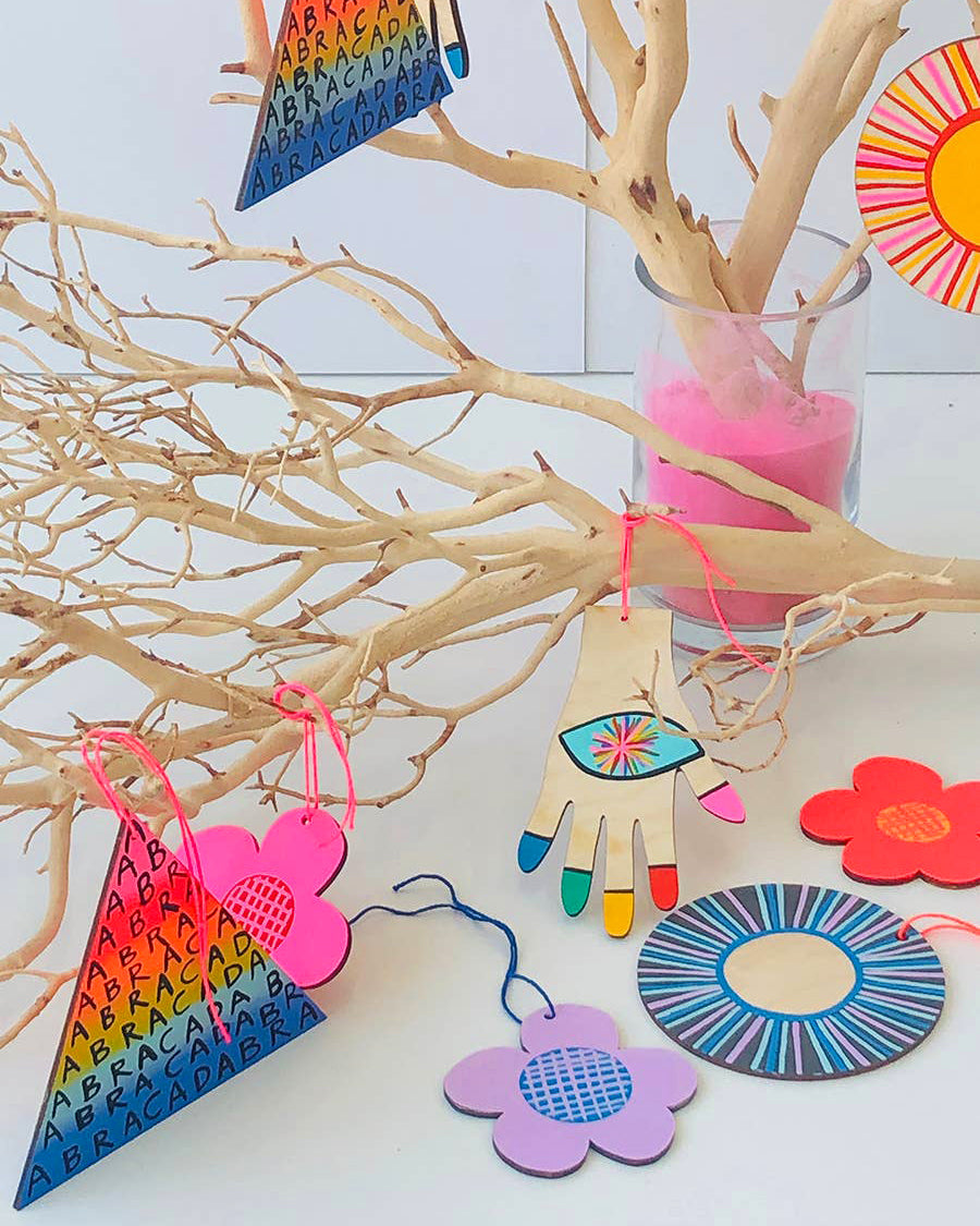 Abracadabra Hand-Painted Ornament